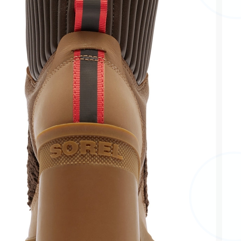 Sorel Brex Women's Brown and Tan Heeled Boots - Picture 3 of 7